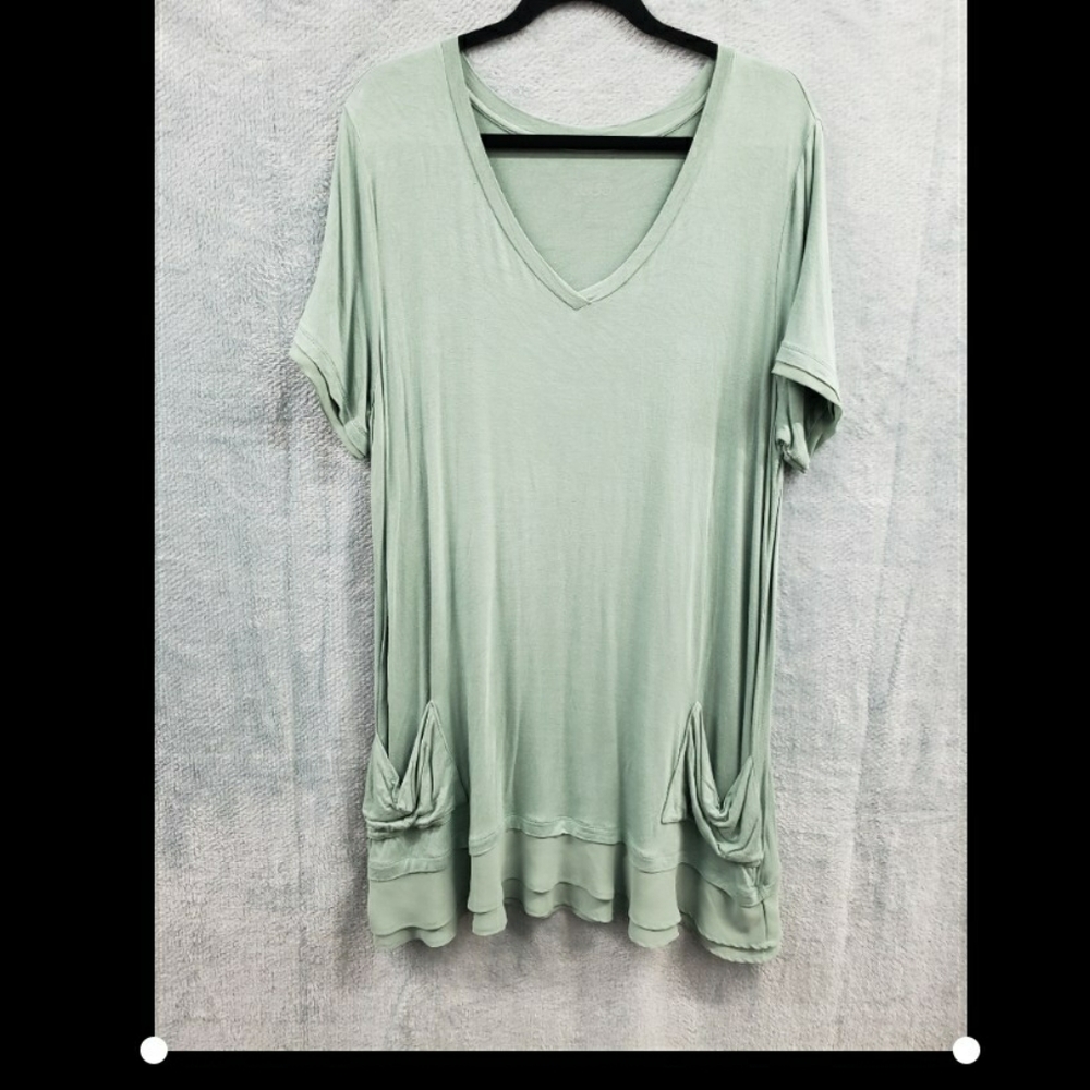 LOGO Green Tuni with Ruffles